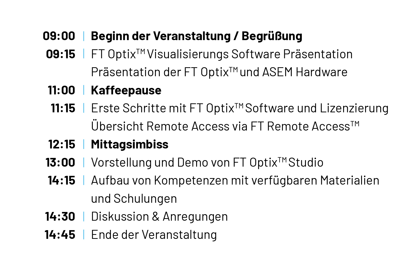 AGENDA FT OPTIX DESKTOP